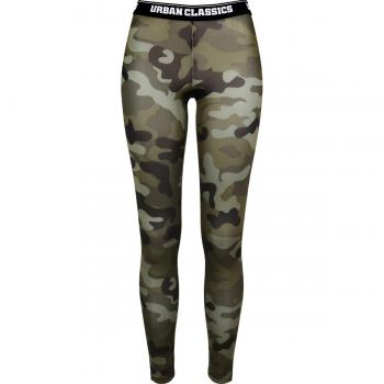 Urban Classics Ladies Camo Logo, Leggings para Mujer
