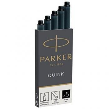 Parker Quink 1950382 - Cartuchos de recambio para bolígrafo, color Negro 15er Box