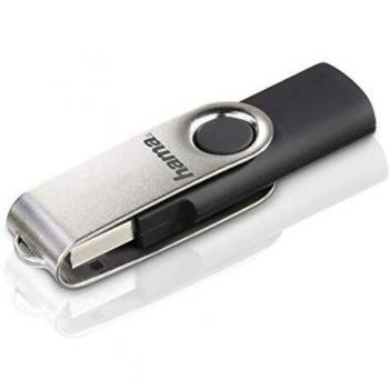 Hama Rotate USB 2.0 Pendrive 16 GB Negro/Silver 10MB/s