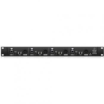Behringer DI4800A Caja DI Activa Profesional De 4 Canales, Amplificador Y Aislador De Línea