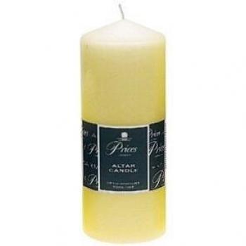 Vela Altar 200 x 80 mm - Sin fragancia - Hasta 100 horas de duración - Inodora y sin goteo