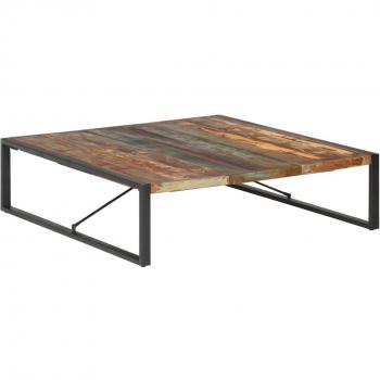 vidaXL 55.1x55.1x15.7 Solid Reclaimed Wood Coffee Table