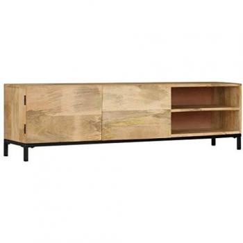 vidaXL TV Cabinet 145x30x41 cm Solid Mango Wood