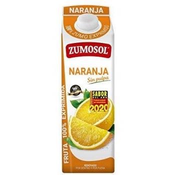 Zumosol Zumo de Naranja Exprimida sin Pulpa Envase, 1L