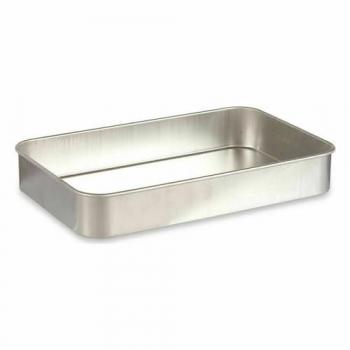 Rustidera de Aluminio Plateada 41 x 6,5 x 26 cm (12 Unidades)