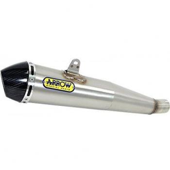 Endschalldämpfer Set Pro-Racing Edelstahl, Carbon-Endkappe Arrow mit ABE