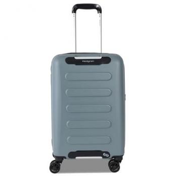 Hedgren Comby Grip 55cm Hard Shell Cabin Spinner Trolley - Grey Green
