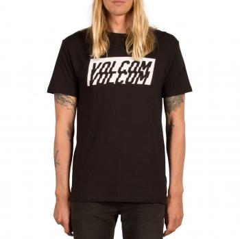 Volcom Chopper BSC SS Camiseta de Manga Corta, Hombre, Negro, M