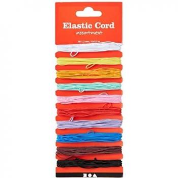 Creativ 100263 Cable elástico, Color de surtido, Espesor 1.2 mm