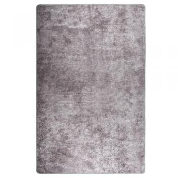 Alfombra lavable antideslizante gris 80x150 cm