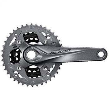 Shimano Alivio 40/30/22 CG S/C Bielas, Unisex Adulto, Gris, 175