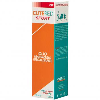 Cutered Sport Aceite de masaje. Calentamiento