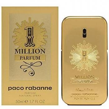 Paco Rabanne 1 Million Parfum 50ML VAPORIZADOR Unisex Adulto, Amarillo, Estándar