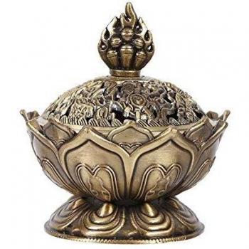 Raguso Plantillas decoración Bronce 2 Colores Vintage reflujo Humo Quemador de Incienso Palo Cono Titular decoración del hogar Caliente Mano de Obra Exquisita