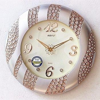 ZHGI reloj de pared silencioso de estilo europeo de 16 pulgadas, sala de estar moda relojes, relojes creativos, reloj de cuarzo,G