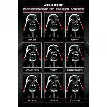 Pyramid International Expressions of Darth Vader - Póster de Star Wars
