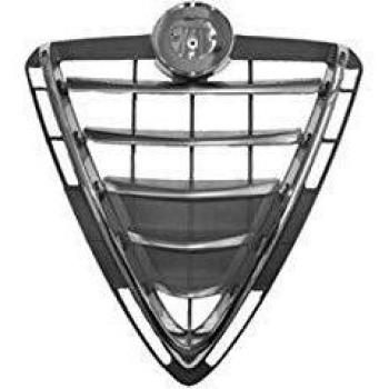 Calandre delantera Van Wezel 0113512 para Alfa Romeo Giulietta desde abril de 2010, rejilla con acabado en cromo y plata