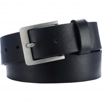 Playshoes Leather Belt 30 Mm Wide Cinturón, Negro