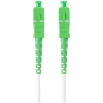 LATIGUILLO FIBRA ÓPTICA 20M LANBERG SC/APC-SC/APC MONOMODO G657B3 LSZH BLANCO