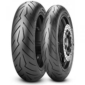 Pirelli Diablo Rosso Scooter 130/70-13 RF TL 63P Rueda Trasera, M/C Neumático para Motocicleta
