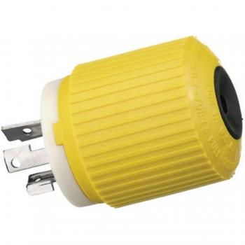 Hubbell HBL328DCP 30A 28V DC Locking Connector Male