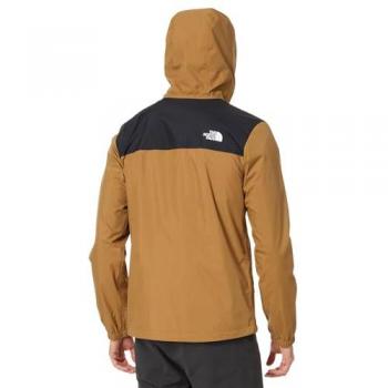 Chaqueta impermeable The North Face Antora marrón ocre negro - M