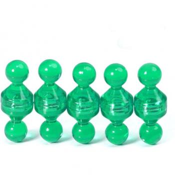 Imanes de Neodimio N35 Coloridos para Frigorífico - 10 Uds. Chinchetas Magnéticas para Oficina y Hogar, Montaje de Notas en Pared y Pizarra Blanca