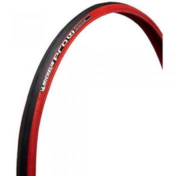 Michelin Pro 4 Cubierta, Unisex, Rojo, 700x23 cm
