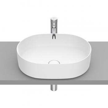 Lavabo sobre encimera Round Inspire Roca de fineceramic® en color blanco mate