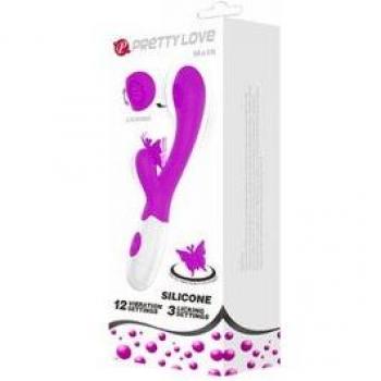 Pretty Love Moth Licking & Vibrating Purple