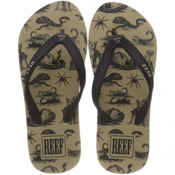 Reef Switchfoot Prints, Chanclas para Hombre, Beige