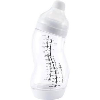 Difrax - S Botella, cuello ancho, 310 ml, color: Blanco