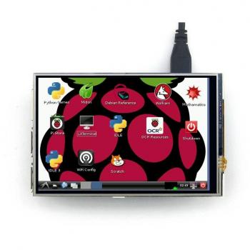 Waveshare 4inch Raspberry Pi LCD Display,480x320 Hardware Resolution TFT Resistive Touch Screen, Supports Any Revision of Raspberry Pi
