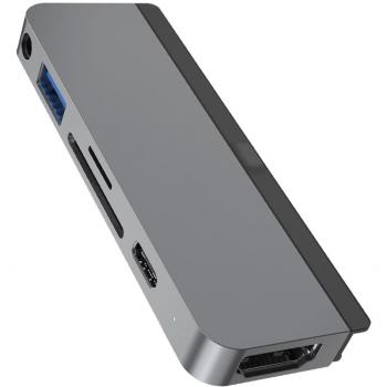 HYPER HD319B USB 3.2 Gen 1 (3.1 Gen 1) Type-C Hub, Grey