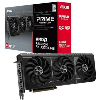 Asus Prime Radeon RX 9070 GRE OC Edition 12GB GDDR6 Triple Fan Graphics Card