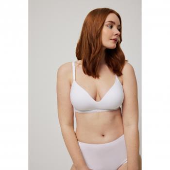 Ysabel Mora - Sujetador sin aro con relleno de algodón suave y diseño natural y minimalista
