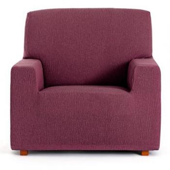 Funda de sofá elástica para sillón Troya burdeos 70-110 cm