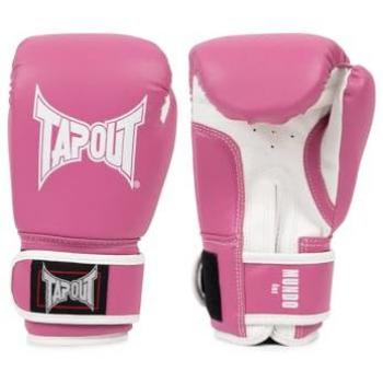 Guantes de Boxeo Tapout Mundo de Cuero Artificial Rosa 8 Oz Unisex para Niños