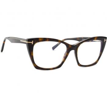 Tom Ford FT5709-B 052 54 Stylish Womens Eyeglasses, Black, ONE SIZE