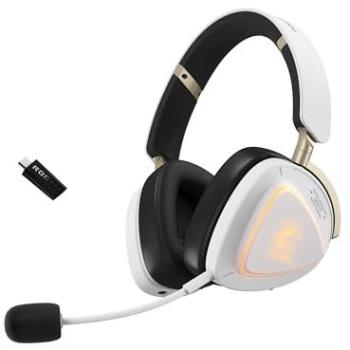 Auriculares Gaming Asus ROG Delta II-KJP Inalámbricos y con Cable Bluetooth, Micrófono y Retroiluminación Multicolor Blancos