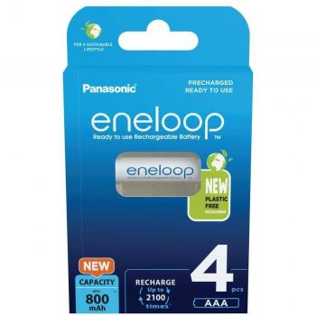 Panasonic eneloop AAA Pack 4 pilas recargables 800mAh