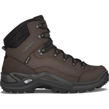 Lowa Renegade GTX Mid Men's Waterproof Hiking Boots - Dark Brown/Black