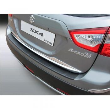 RGM RBP700 Protector del Parachoques Trasero ABS Compatible con Suzuki SX4 S-Cross 10/2013-'Ribbed' Negro