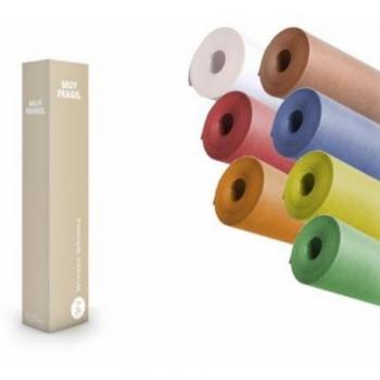 Rollo papel kraft blanco 25 mt