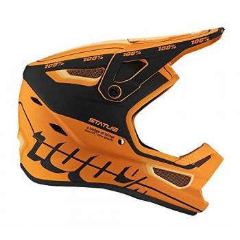 Casco de Descenso 100% Status Juvenil Naranja/Blanco Rojo Multicolor