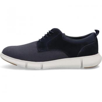 Zapatillas deportivas Geox U Adacter F D - TESS.+SCAM. para hombre, color azul, con diseño de serraje y cordoneras, suela de goma y talla 40