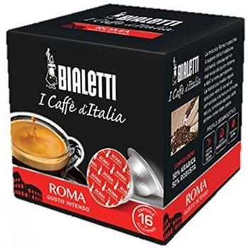 160 cápsulas de aluminio I Caffè d'Italia Bialetti Mokespresso Roma originales