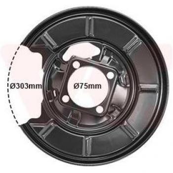 VAN WEZEL Chapa protectora contra salpicaduras, disco de freno 3017373
