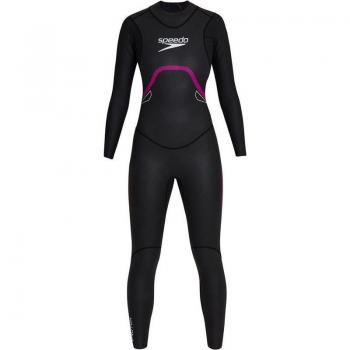 Traje de Neopreno Speedo Proton Thinswim Fullsuit para Mujer, diseño aerodinámico, fabricado con material Thinswim que proporciona ligereza y flexibilidad, ideal para natación en aguas abiertas, ajuste