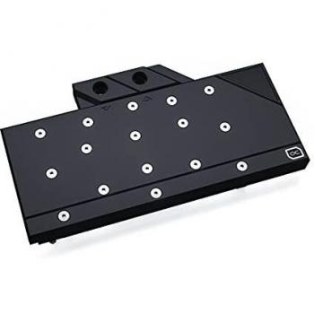 Bloque de Agua Alphacool Eisblock Aurora Acetal para RTX 3090/3080 con Placa Trasera - Accesorio de Refrigeración Negro
